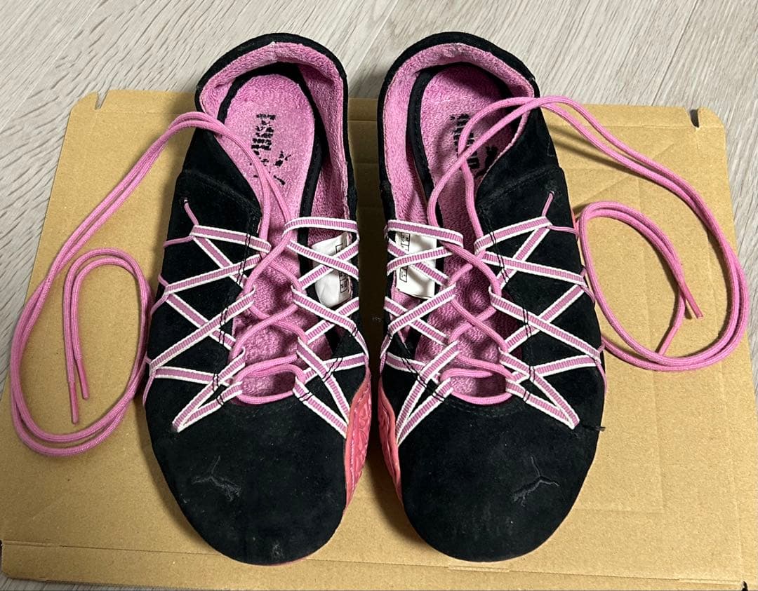 PUMA レースアップバレエシューズ 24.0cm