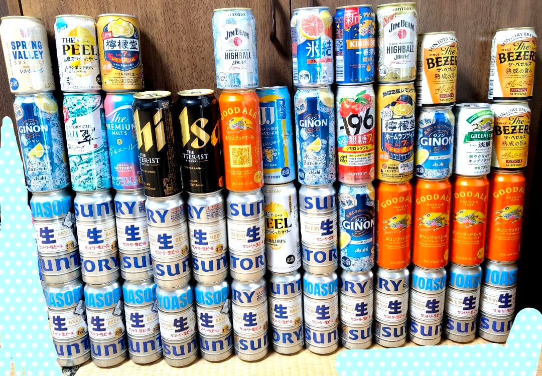 新品・未開封　ビール＆発泡酒＆サワー等まとめ売り計48本セット