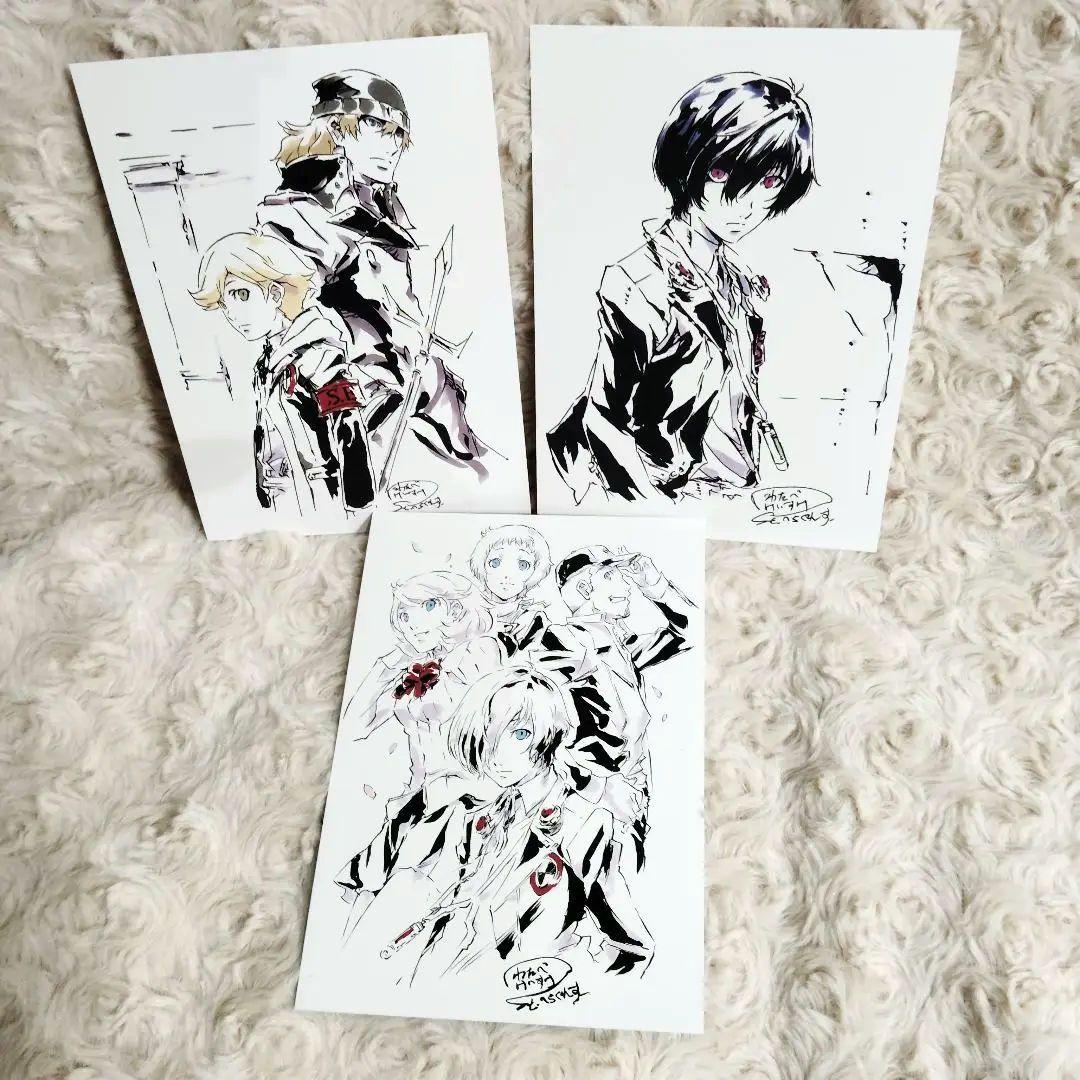 劇場版 ペルソナ3 グッズ まとめ売り チケット チラシ カード ポストカード他