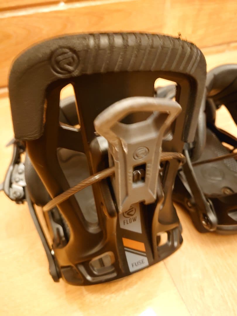 FLOW FUSE ブラック スノーボードビンディングLサイズ