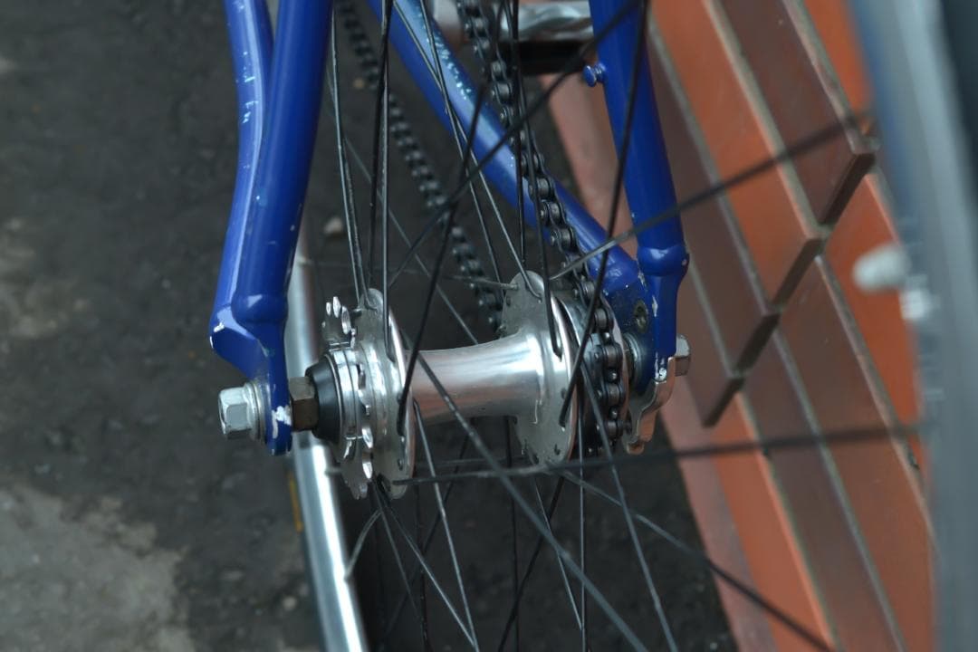 kogaMIYATA GranRacer にピストホイール組上シングルギアロード