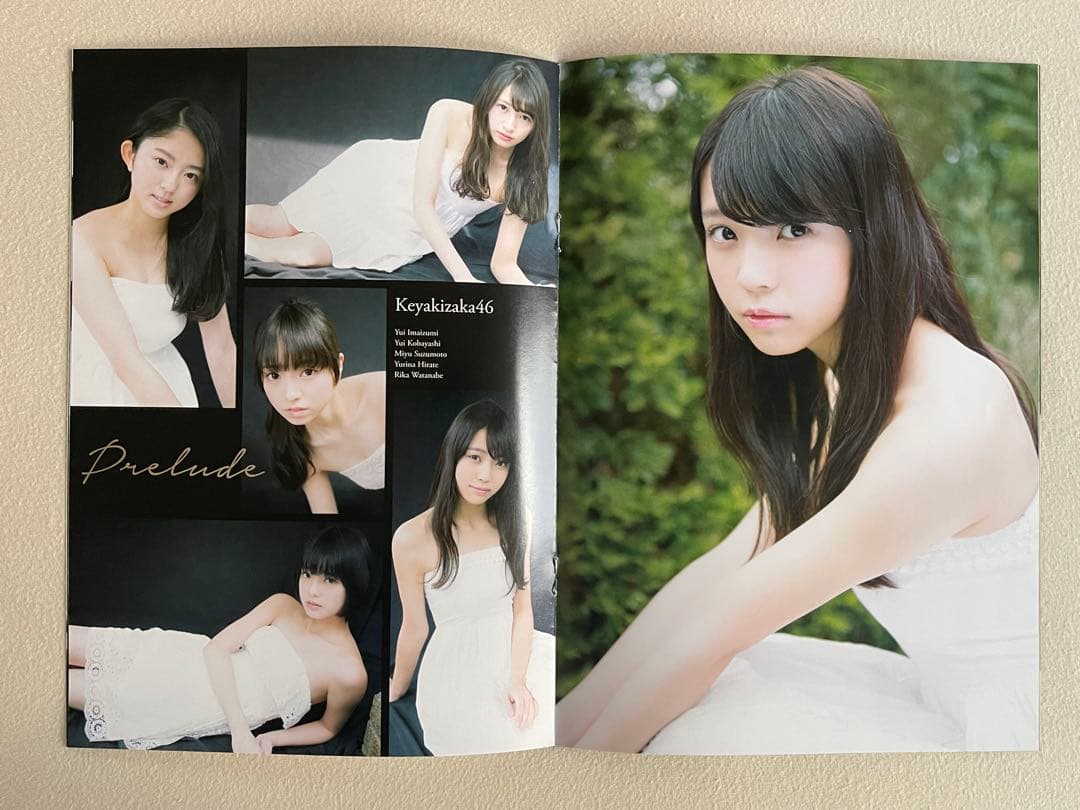 平手友梨奈,渡辺梨加　サイン入り写真 今泉佑唯,鈴木美愉,小林由依,欅坂46