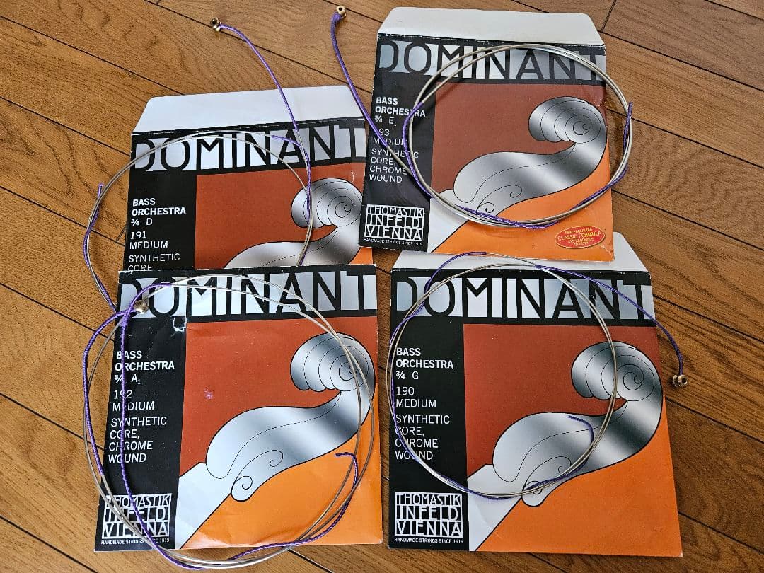 コントラバス 弦 ドミナント 4弦セット
