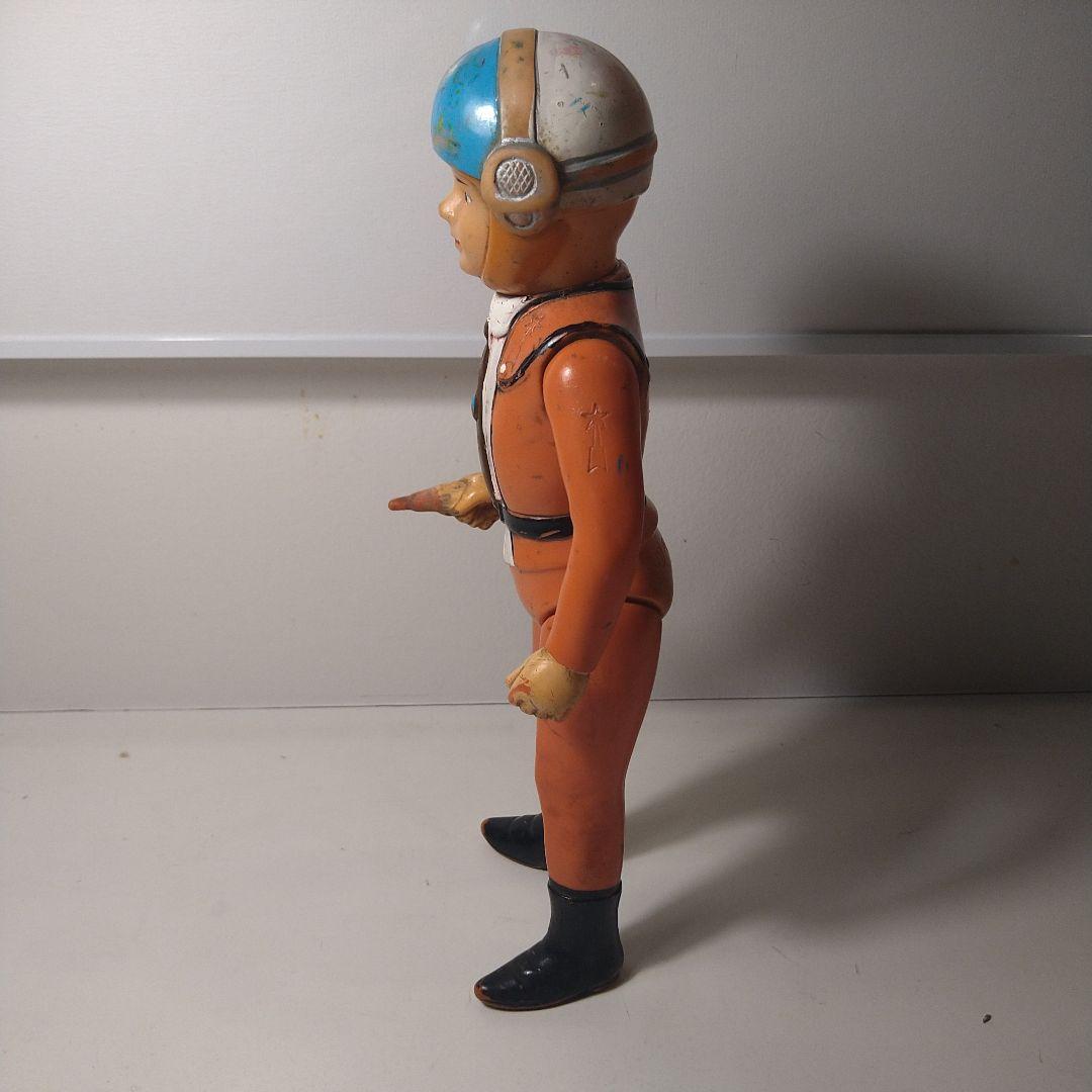 マルサン　ハヤタ隊員　当時物　ブルマァク最安値ウルトラマン怪獣ソフビ