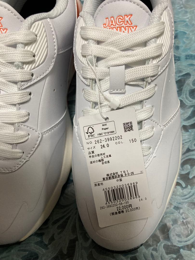 JACK BUNNYパーリーゲイツ レディース　ゴルフシューズ24.0 限定値下