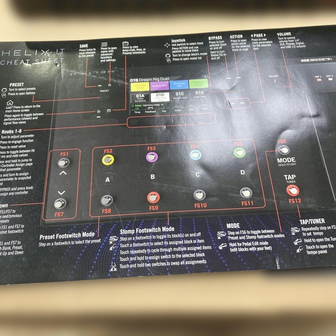 Line 6 ギタープロセッサー「Helix LT」