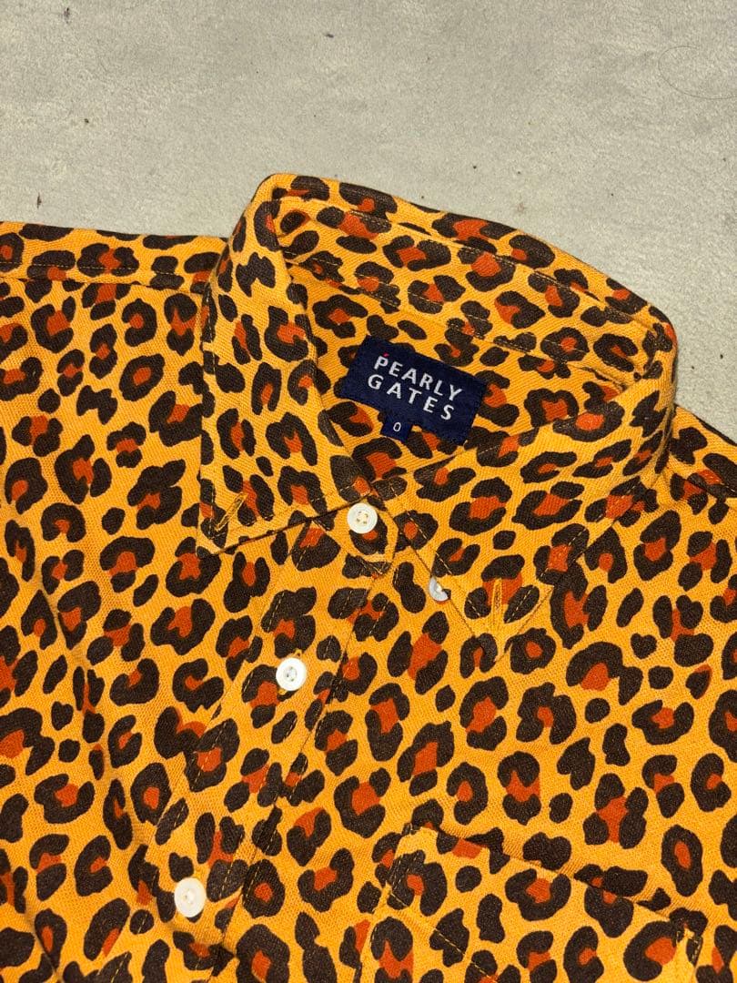 （超美品）パーリーゲイツ、レオパード柄、ヒョウ柄シリーズ、セットアップ、サイズ0
