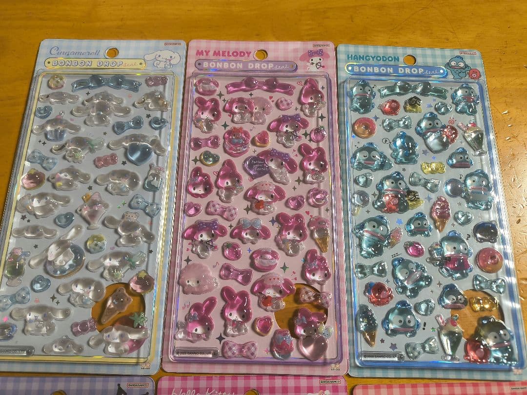 サンリオ　Sanrio　ボンボンドロップシール　6枚セット　第2弾