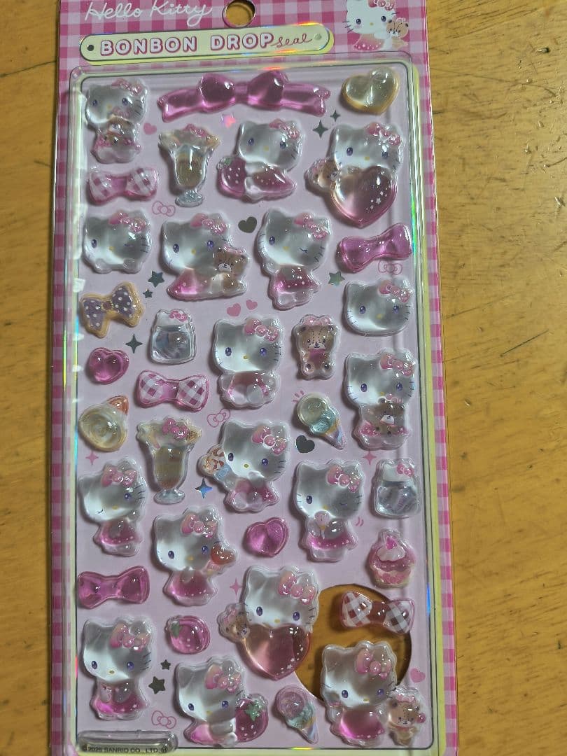 サンリオ　Sanrio　ボンボンドロップシール　6枚セット　第2弾
