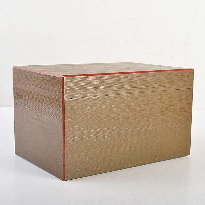 茶道具　面朱茶箱　茶碗　棗など　七点　一式　仕覆付　C　R7368