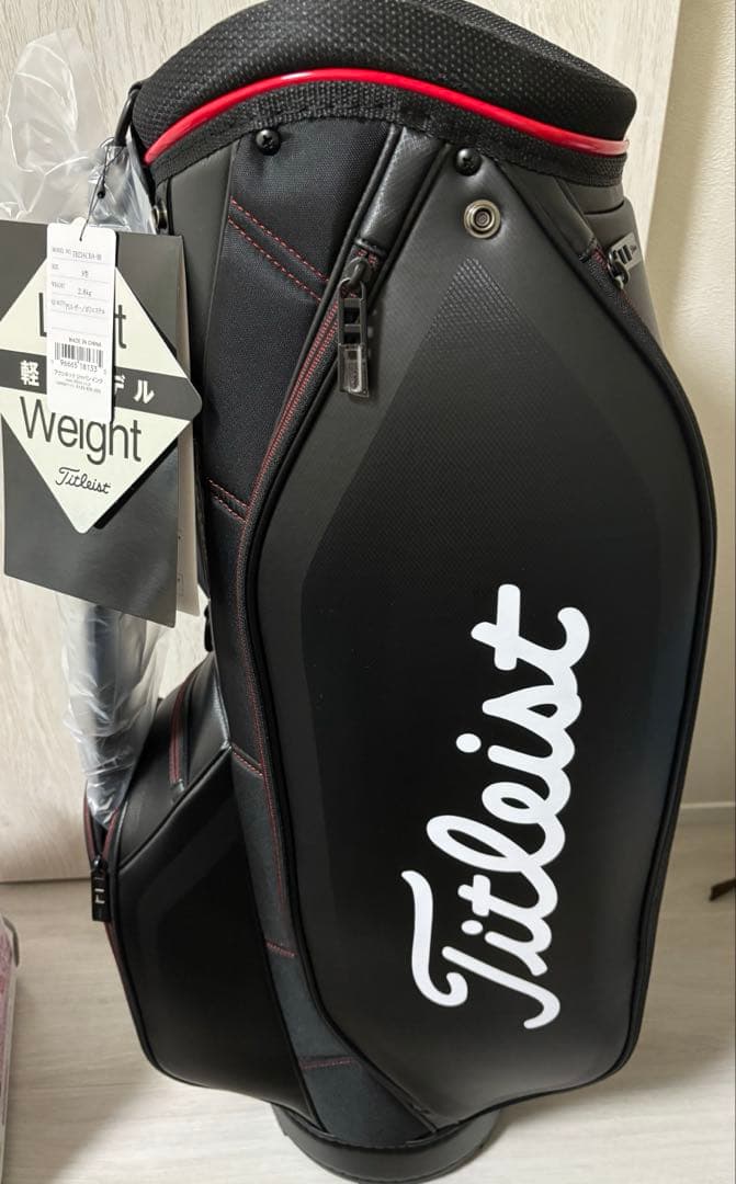 タイトリスト キャディバッグ アスパイア 黒/チャコール 未使用