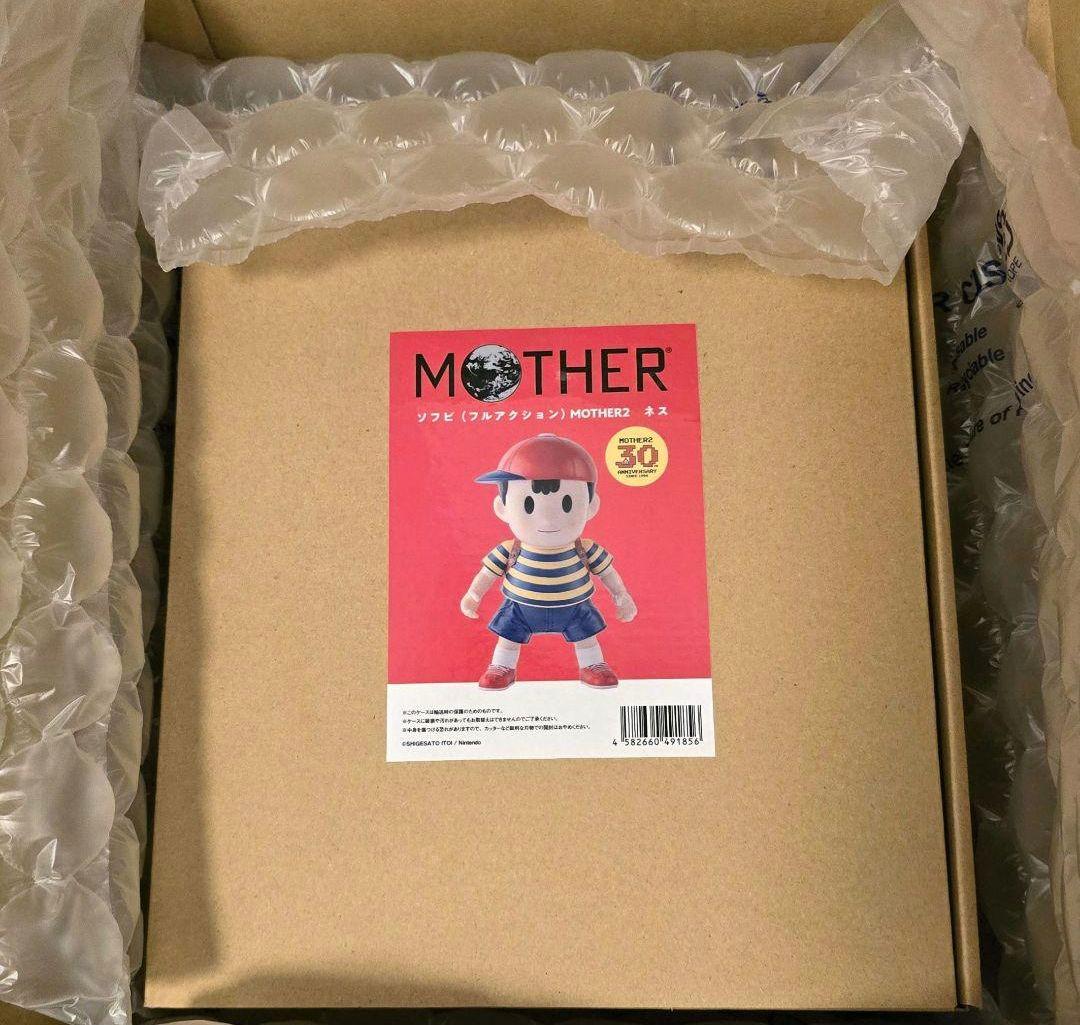 新品 ほぼ日 MOTHER2 ネス ソフビ人形 (フルアクション)