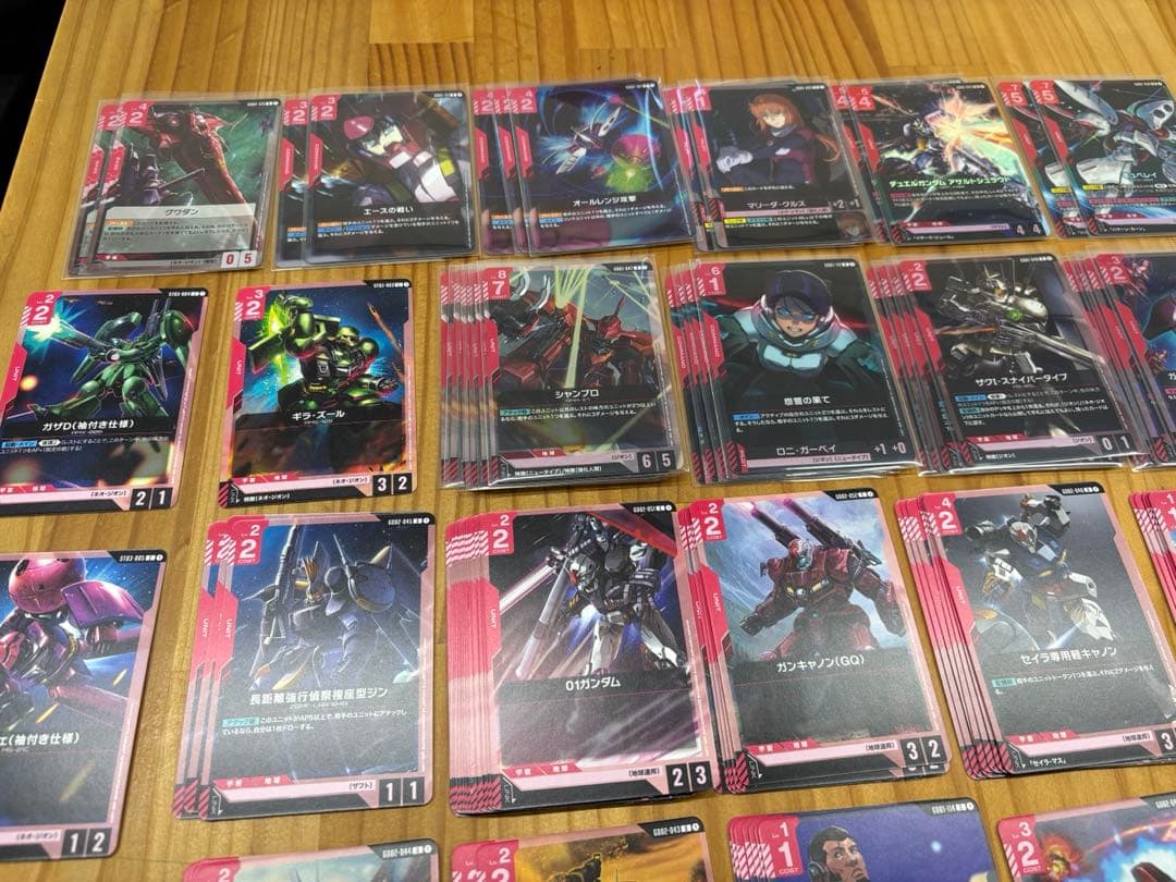 阿*渉様 【ガンダムカードゲームまとめ売り】赤セット　クシャトリヤ・キュベレイL