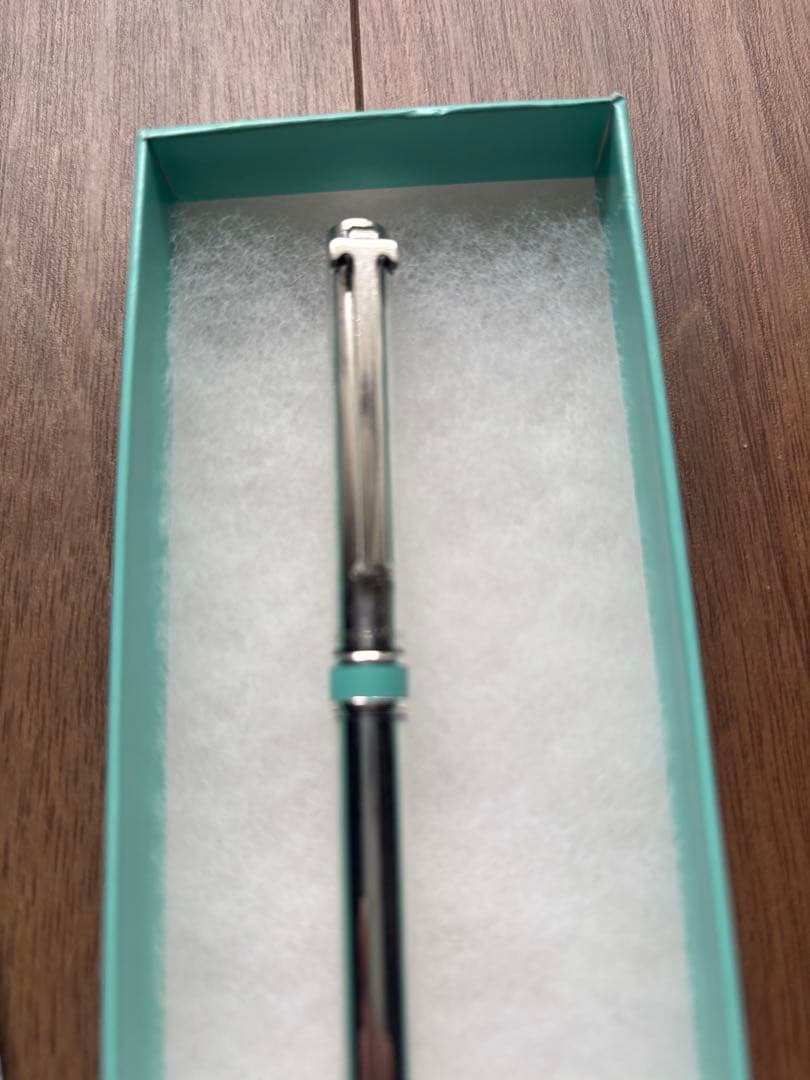 Tiffany Tボールペン スターリングシルバー ティファニー ブルーバンド