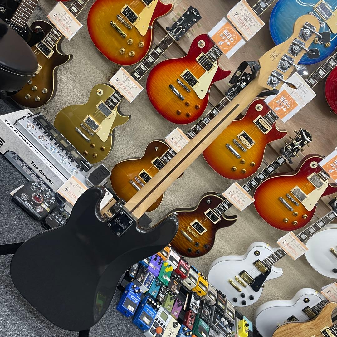 【11528】Squier by Fender PJベース ガンメタ ブラック