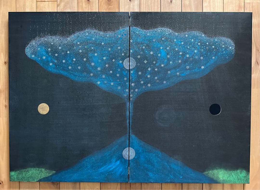 マシマタケシ氏作　扉絵　\