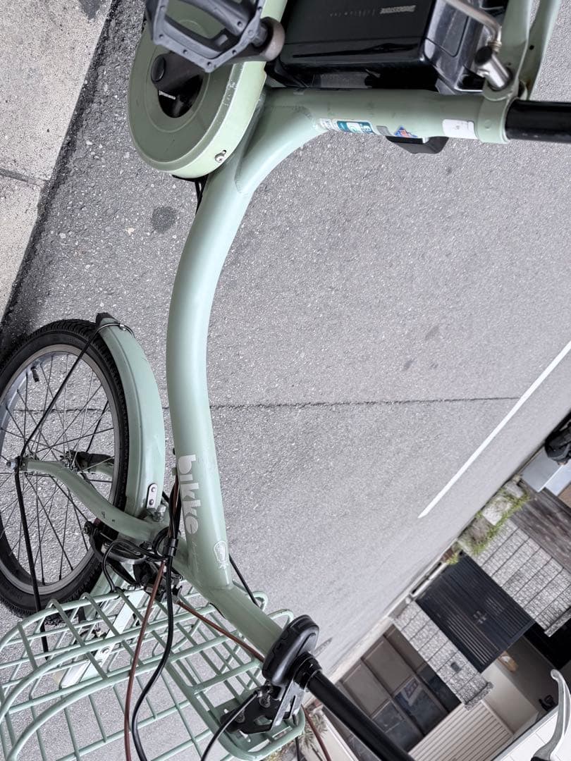 大阪府　子供乗せ　ブリヂストン　 電動アシスト自転車 チャイルドシート付き