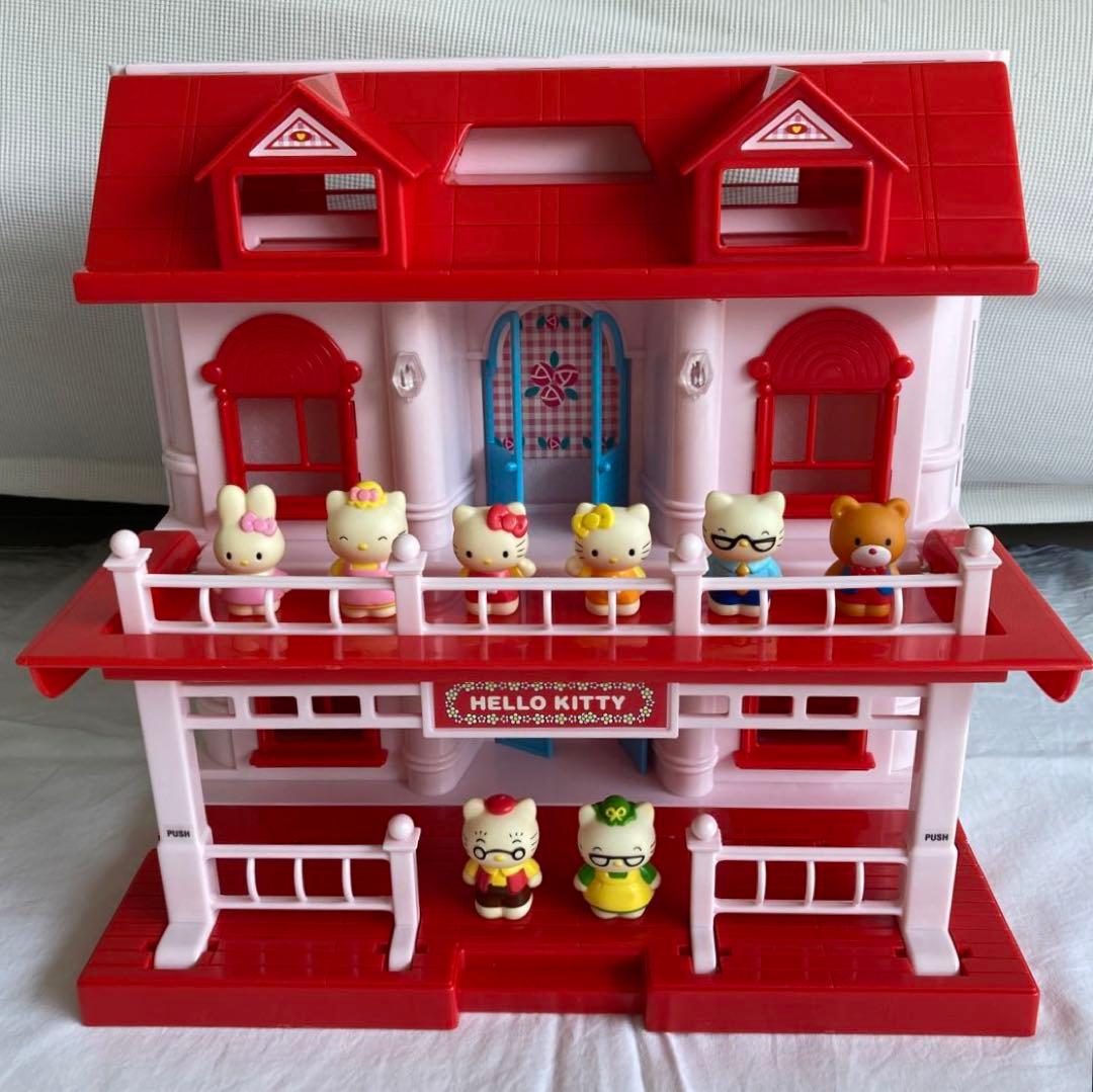 確認用写真　HELLO KITTY　ドールハウス　赤い屋根　ハローキティのお家