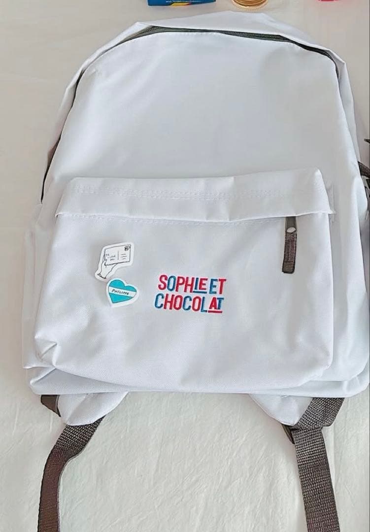 アイドル BACKPACK WHITE Sophie et Chocolat