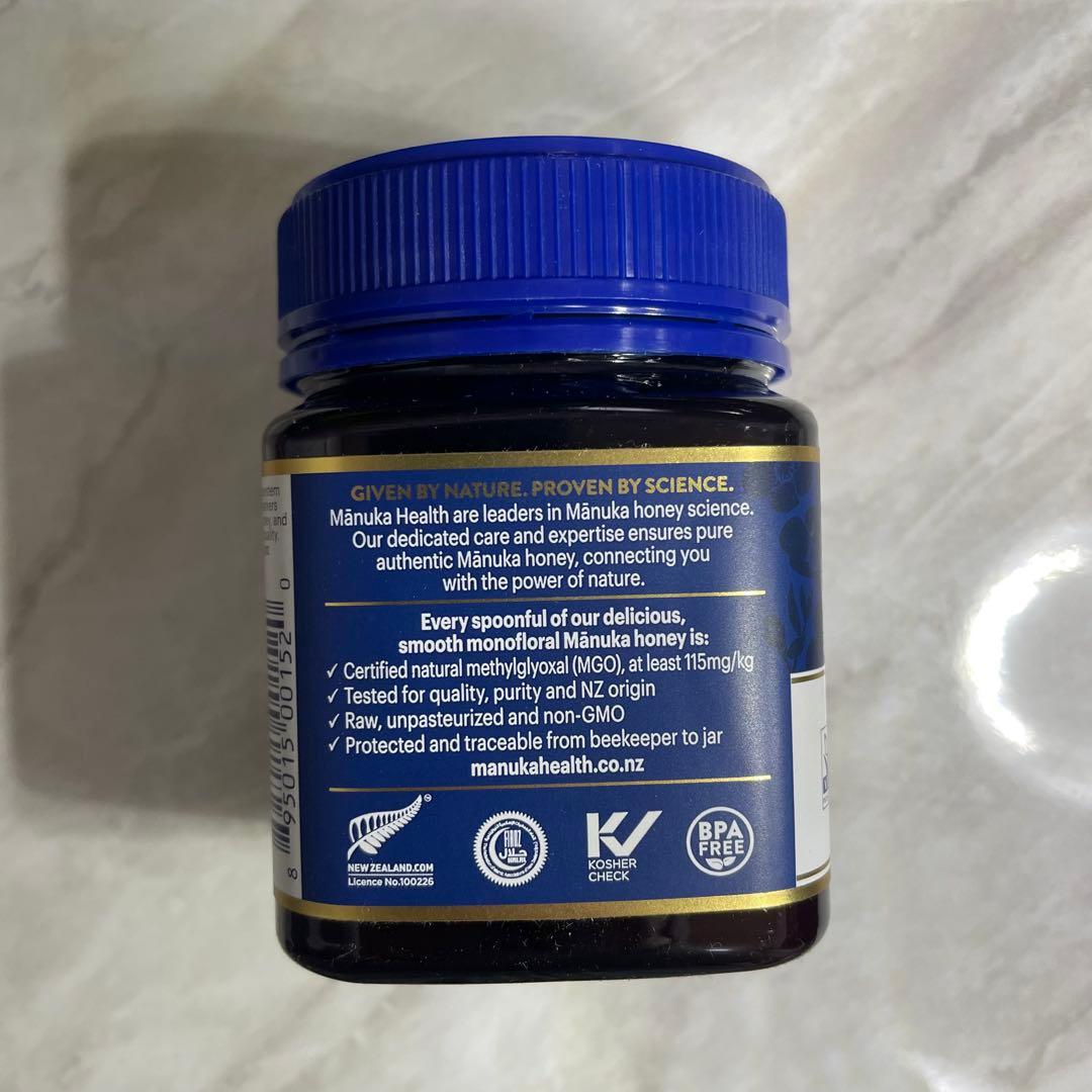 マヌカハニー MGO115+ マヌカヘルス 250g はちみつ 6+UMF ♪
