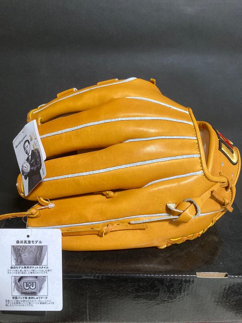 ワールドペガサスオーダー復刻桑田真澄モデル軟式投手右投用グラブ新品未使用品