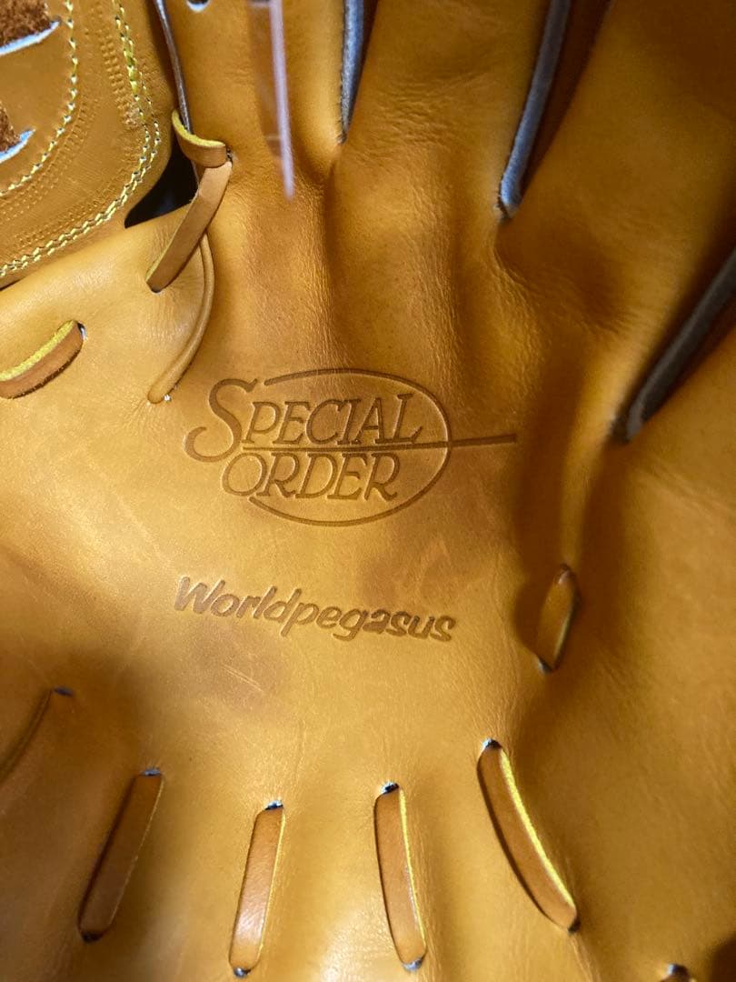 ワールドペガサスオーダー復刻桑田真澄モデル軟式投手右投用グラブ新品未使用品