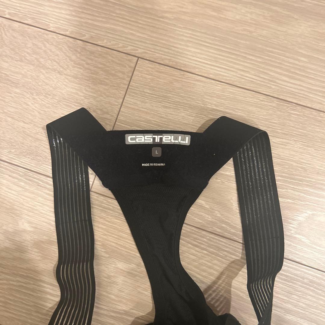 CASTELLI カステリ ROSSO CORSA ビブタイツ サイズL