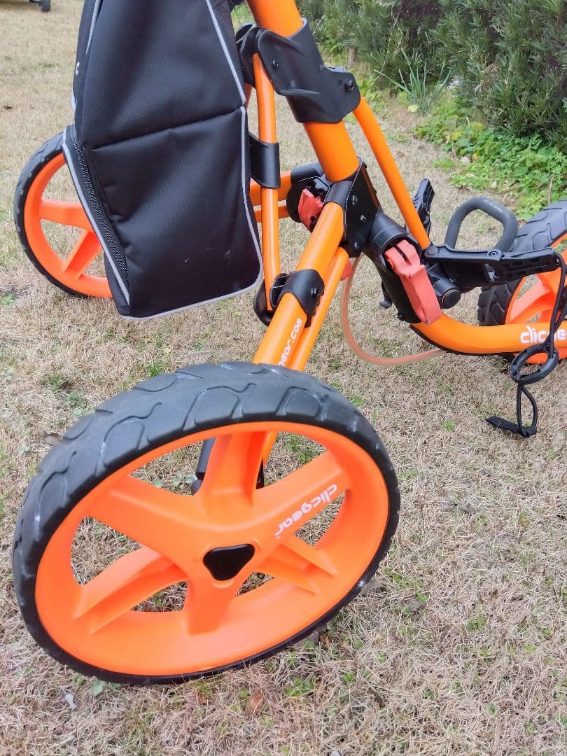 clicgear3.5＋ ゴルフカート オレンジ　クリックギア