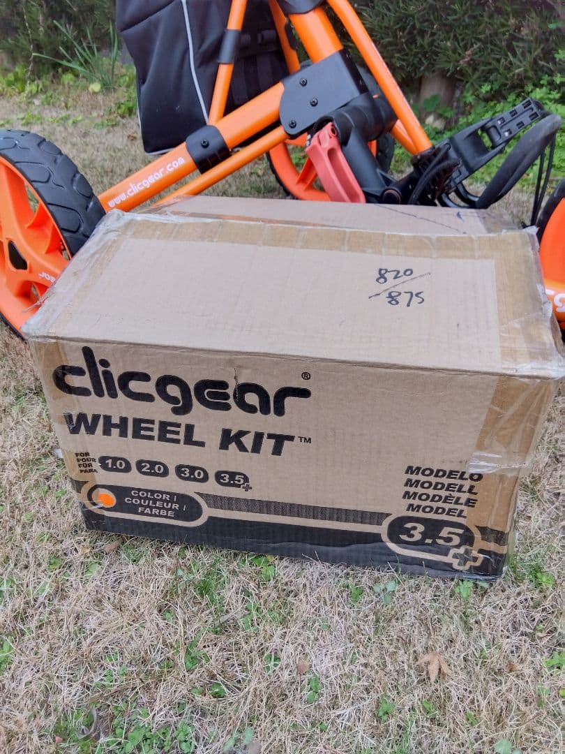 clicgear3.5＋ ゴルフカート オレンジ　クリックギア