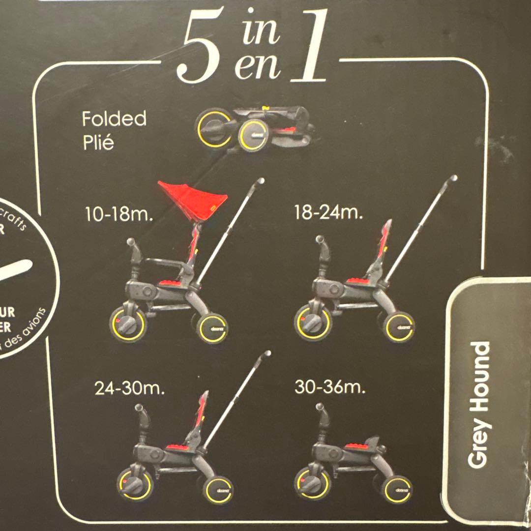 リキトライク(doona)手押し付き・折りたたみ三輪車 Liki TrikeS3