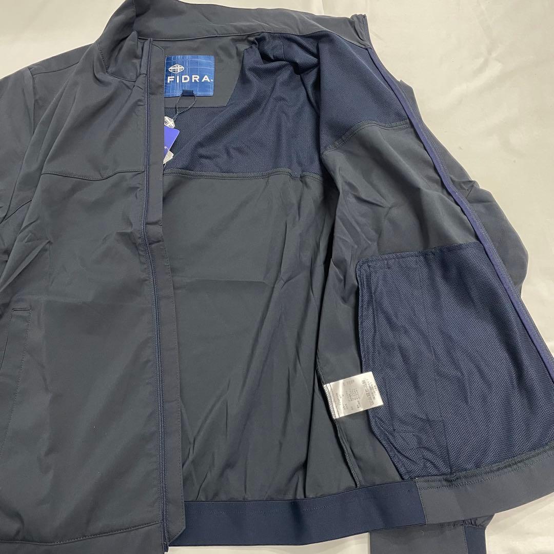 FIDRA ゴルフウェア ストレッチ ブロッキングジャケット M 紺