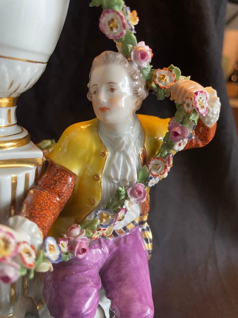 【美品】古マイセン フィギュリン 1級品