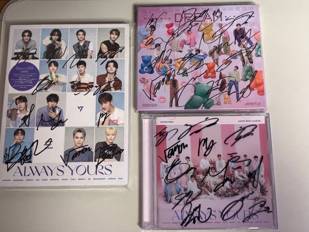 SEVENTEEN セブチ 直筆 サイン アルバム