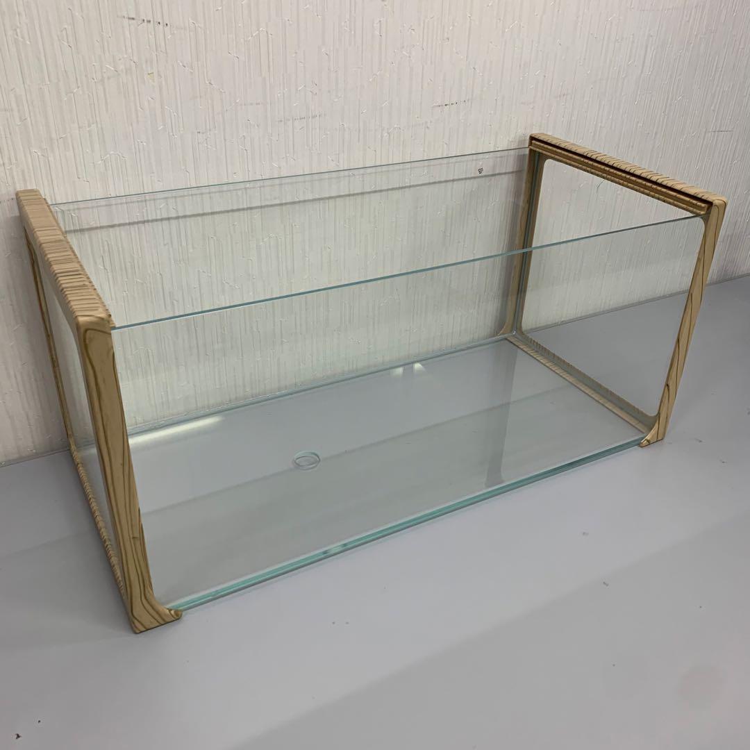 【開封・未使用】水槽 60cm 亀 大きい 透明 リクガメ ケージ 爬虫類 飼育