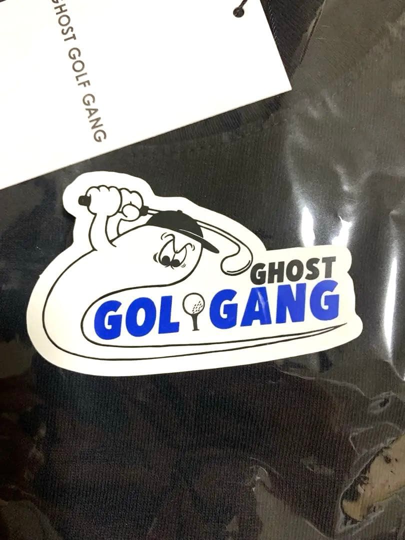 ゴーストゴルフギャング GOLF LIKE A CARTOON TEE ブラック
