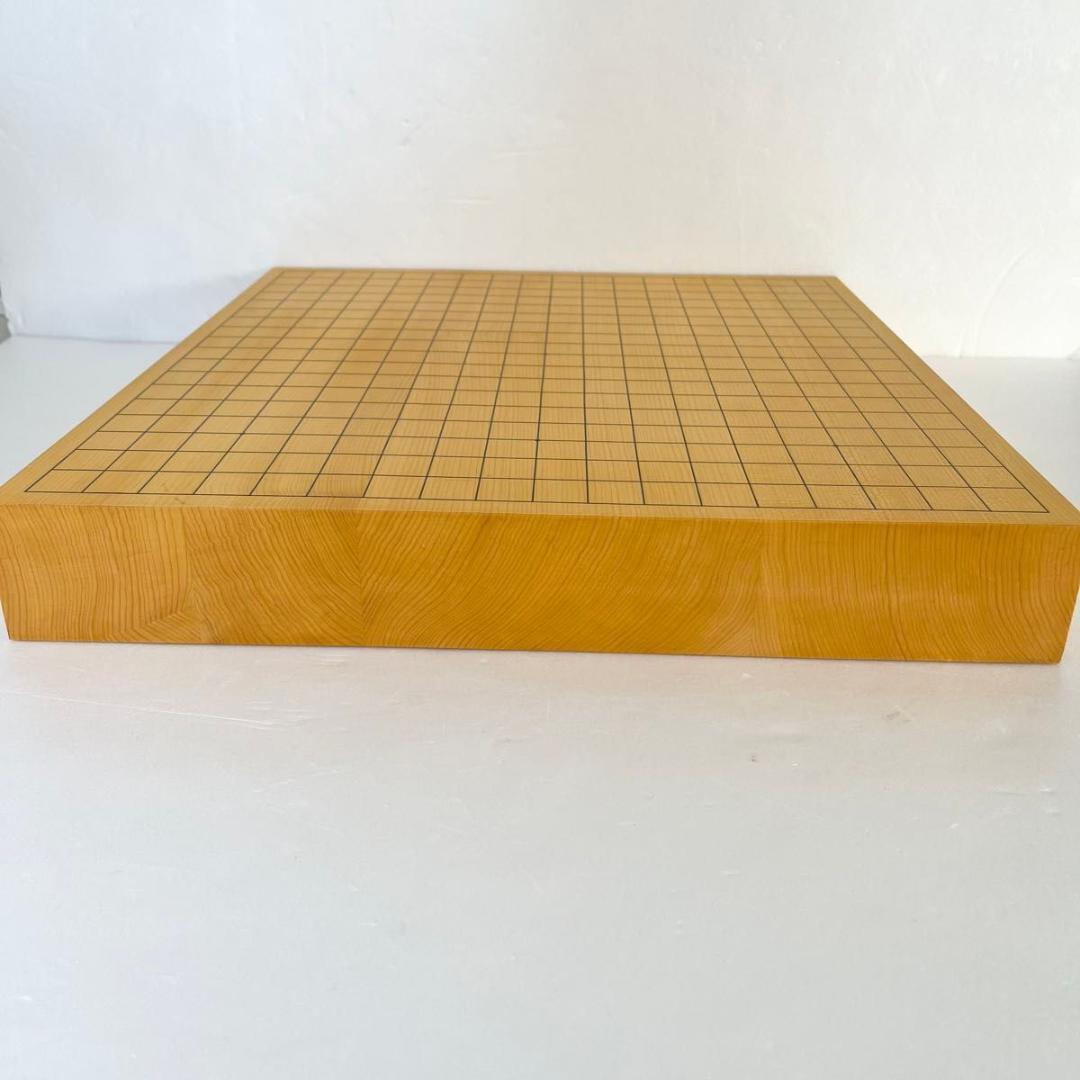 【美品】卓上囲碁盤　本榧　2寸　天地柾目　高級天然木　ハギ4枚造り　特撰　6㎝