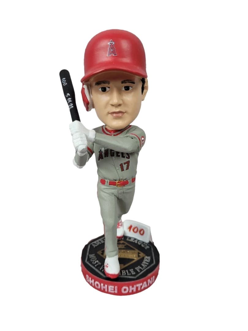 大谷翔平選手 カスタムペイント　ボブルヘッド　エンゼルス　2021 MVP 記念