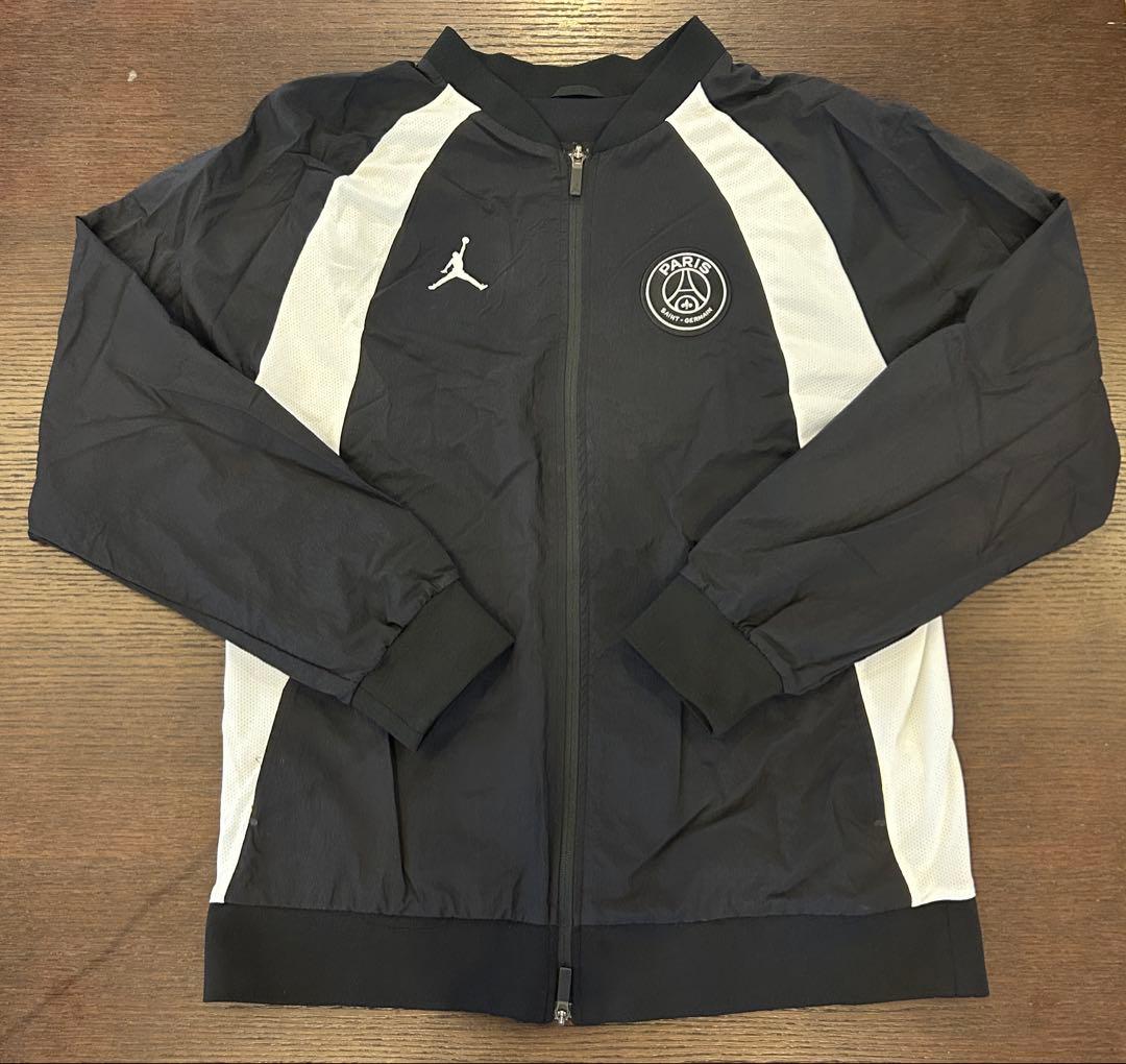 【極美品】PSG×JORDAN AJ1 ジャケット　ブラック　Lサイズ