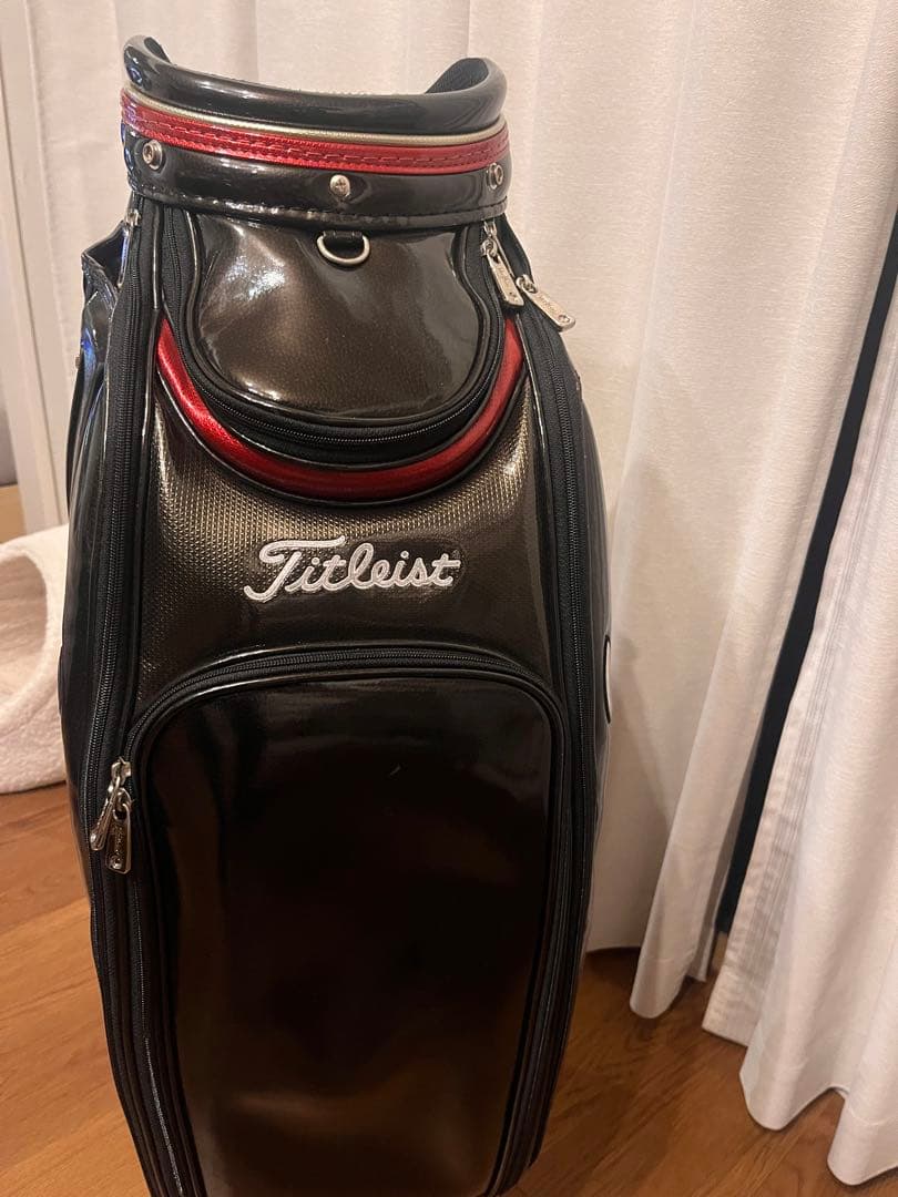 Titleist キャディバッグ ブラック/レッド