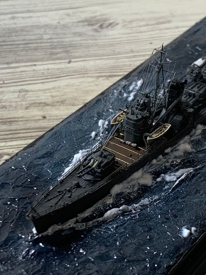 ハセガワ1/700駆逐艦夕雲　完成品