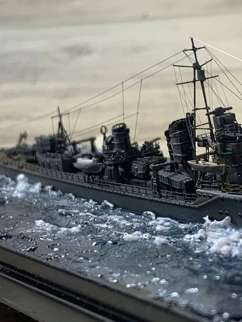 ハセガワ1/700駆逐艦夕雲　完成品