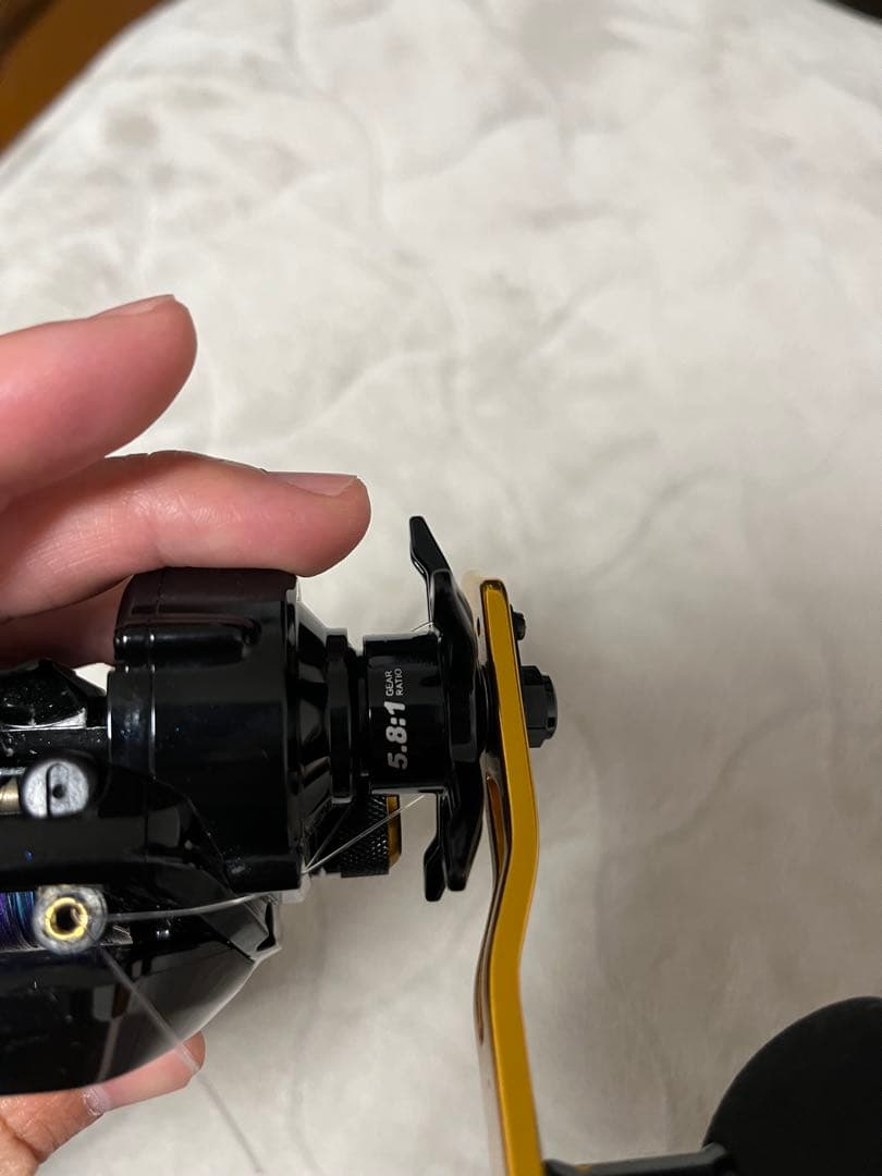 アブガルシア　MAX DLC Ｐ両軸リール ブラック/ゴールド