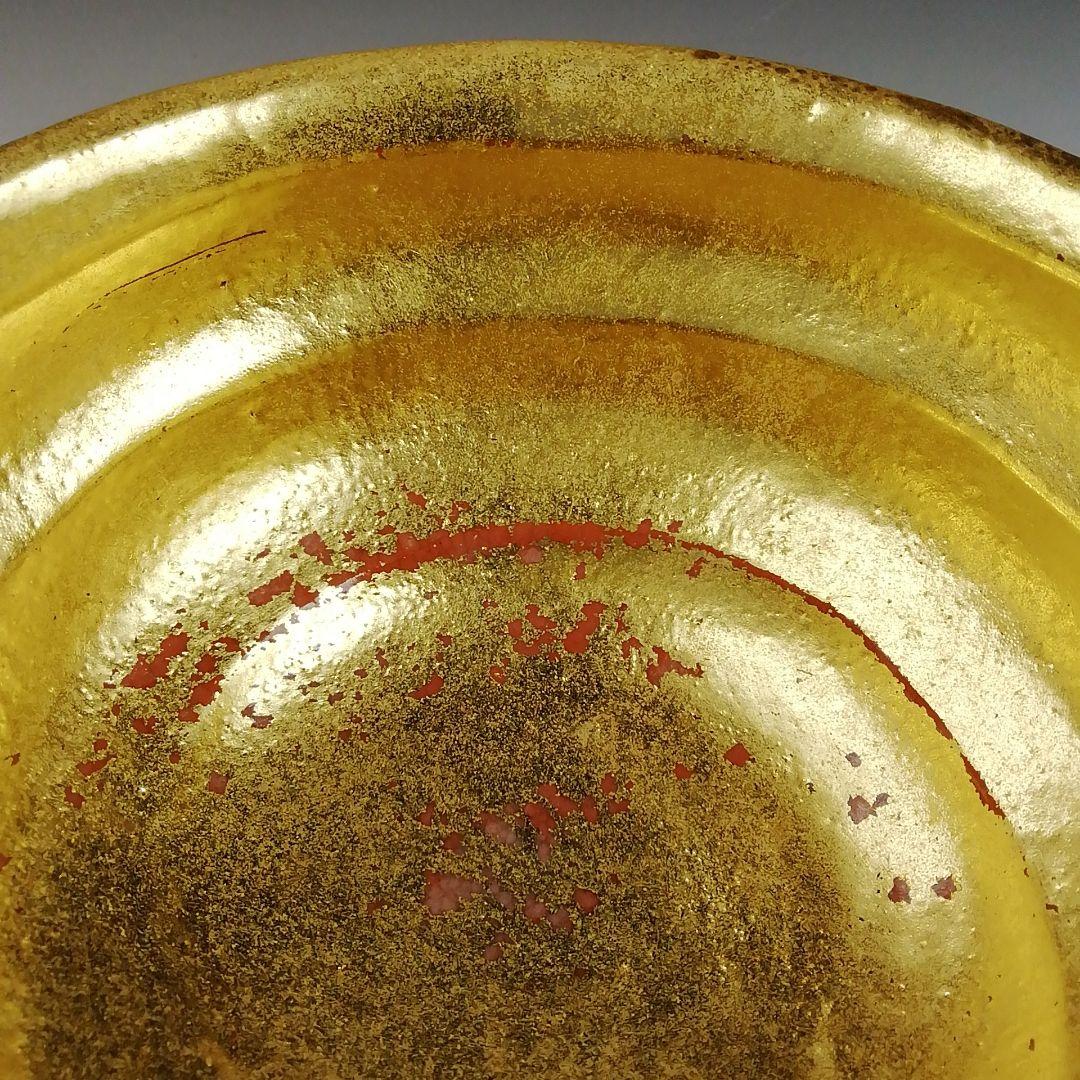 Ｔ８２１　嶋台茶碗　『金銀一双』『佐々木松楽 造』　共箱　茶道具