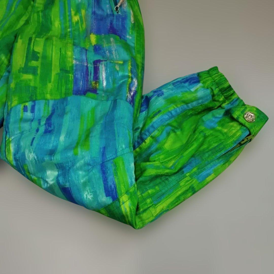 ellesse　エレッセ　スキーウエア 　上下セット　Lサイズ　グリーン　レトロ