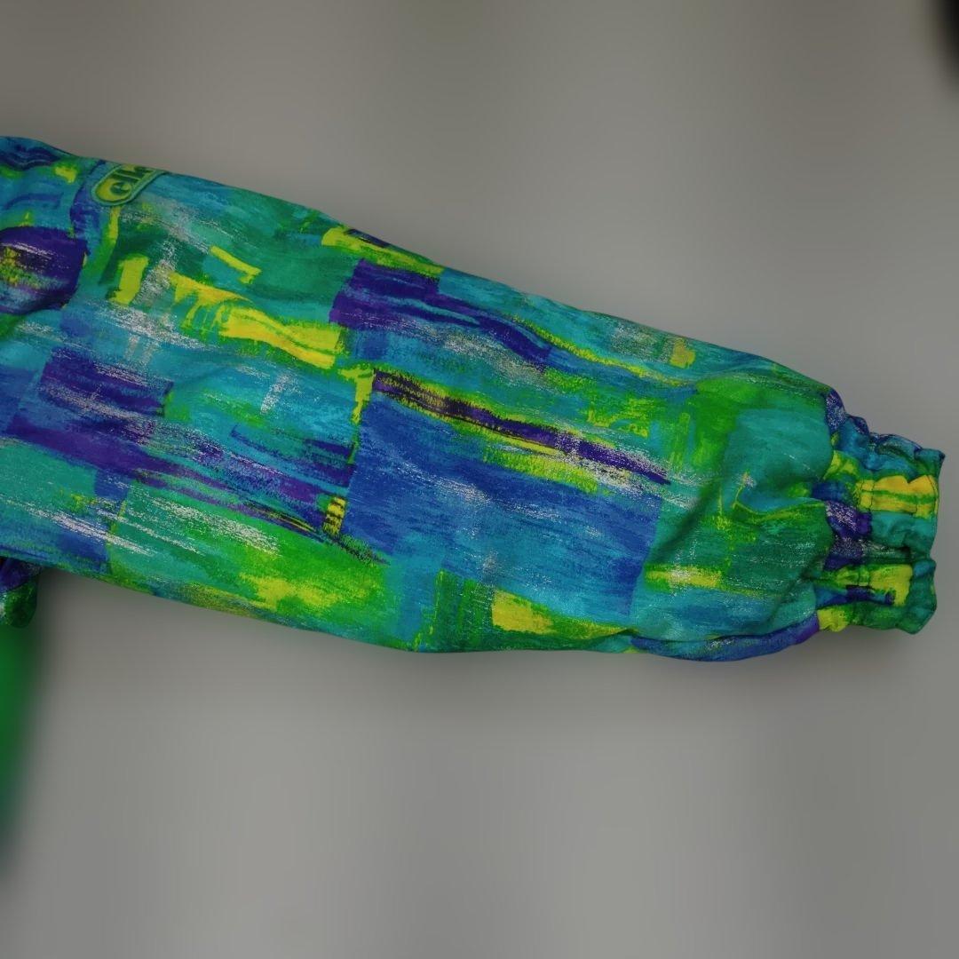 ellesse　エレッセ　スキーウエア 　上下セット　Lサイズ　グリーン　レトロ