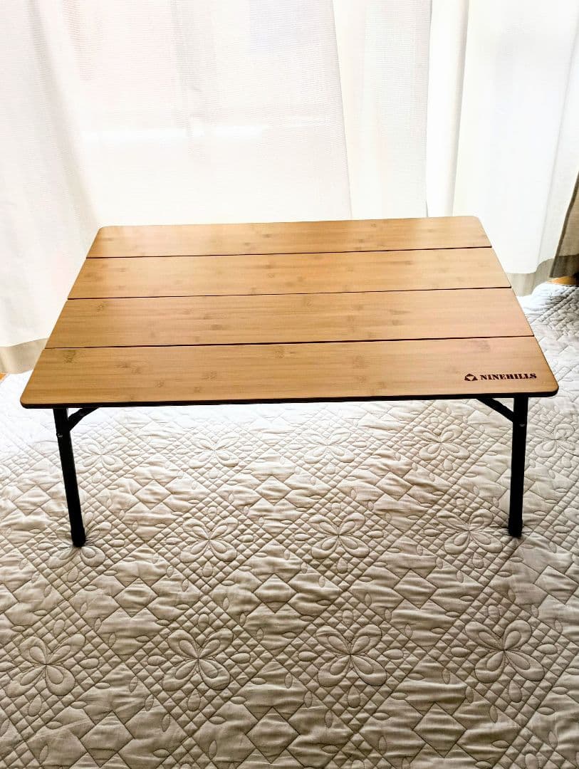 キャンプテーブル　折りたたみテーブル 90x65cm