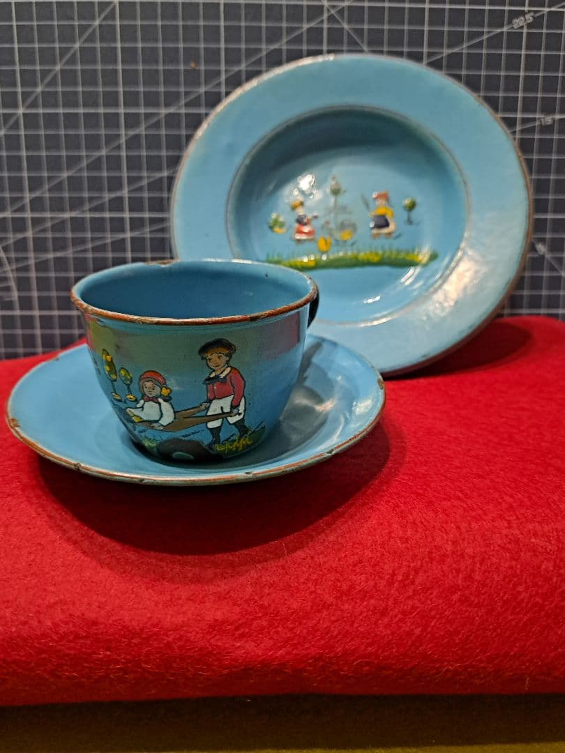 アンティーク　コーヒーカップ&お皿セット