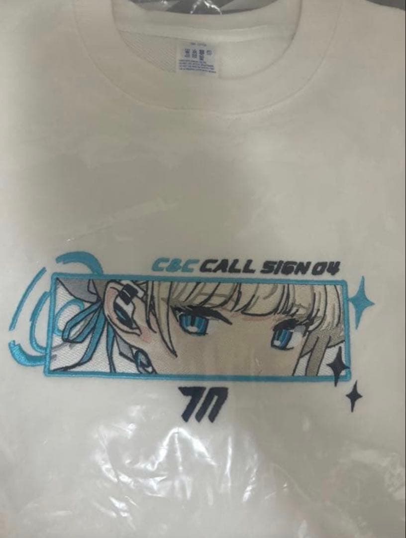 ブルーアーカイブ 飛鳥馬トキ 刺繍トレーナー コミケ シャツ ブルアカ c106