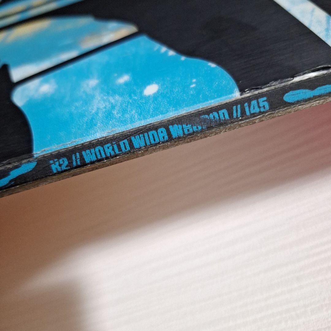 スノーボードセット　K2ワールドワイドウエポン145センチ ピジョンピークス