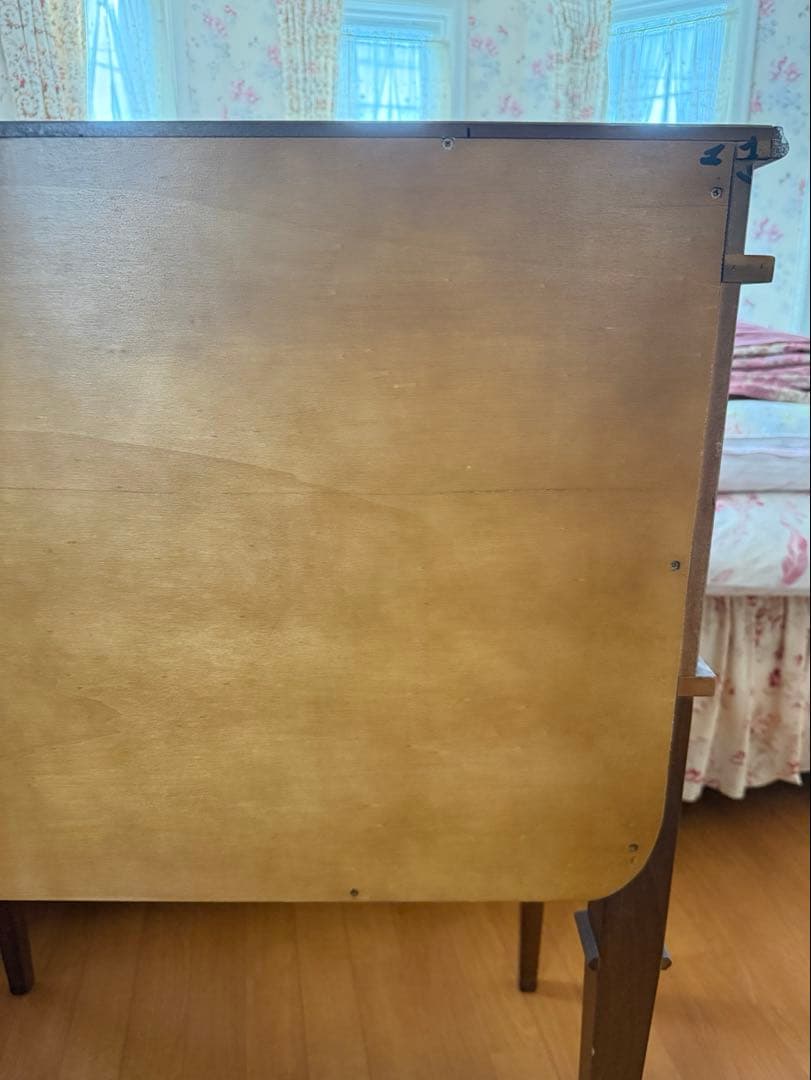 【高級イタリア製】ライティングビューロー デスク ブラウン